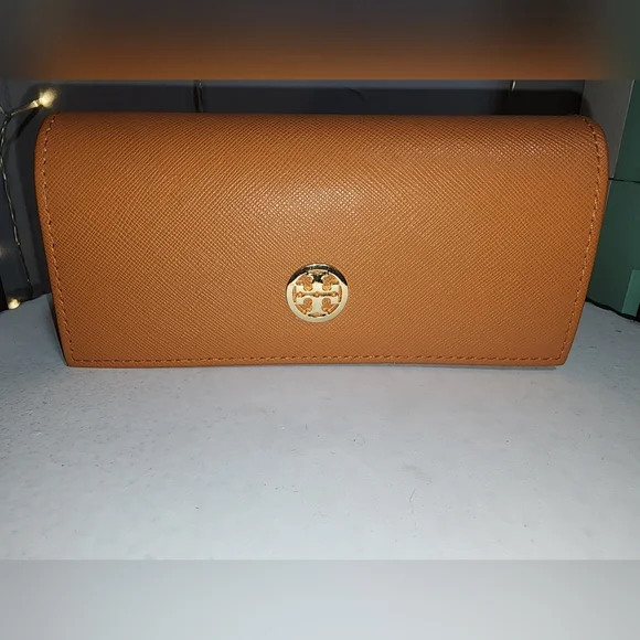 TORY Burch Sunglasses Case burnt orange nwot - Picture 1 of 7
